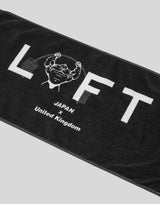 LÝFT × Power House Gym Towel Vr.2 - Black