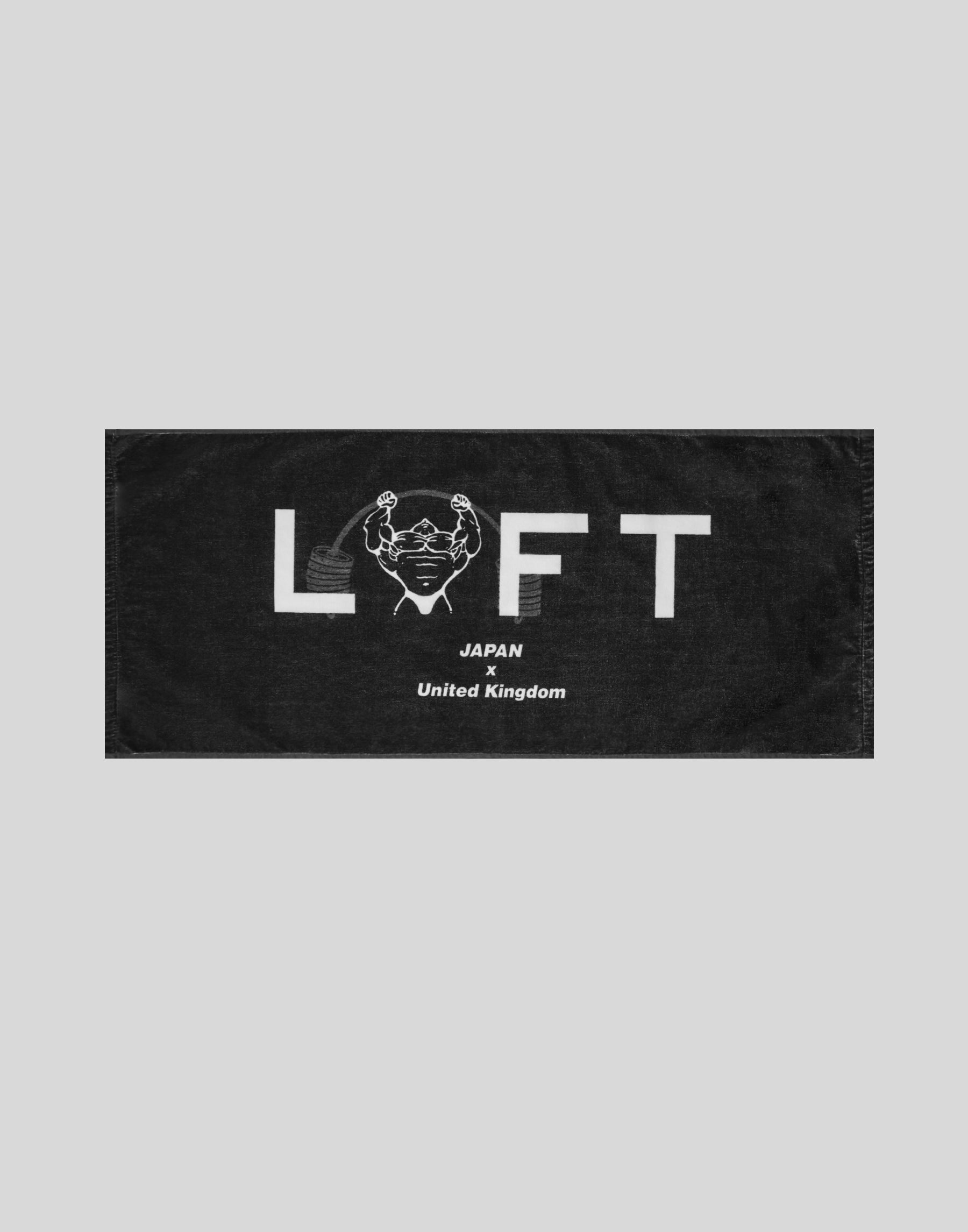 LÝFT × Power House Gym Towel Vr.2 - Black