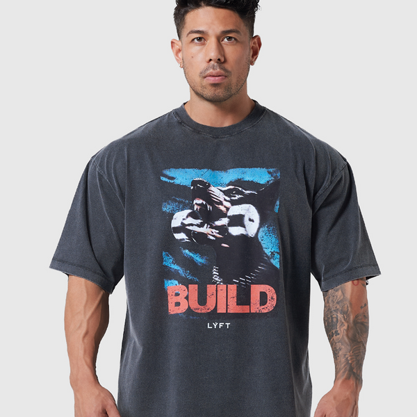 Doberman Graphic Vintage Big T-Shirt - Black – LÝFT