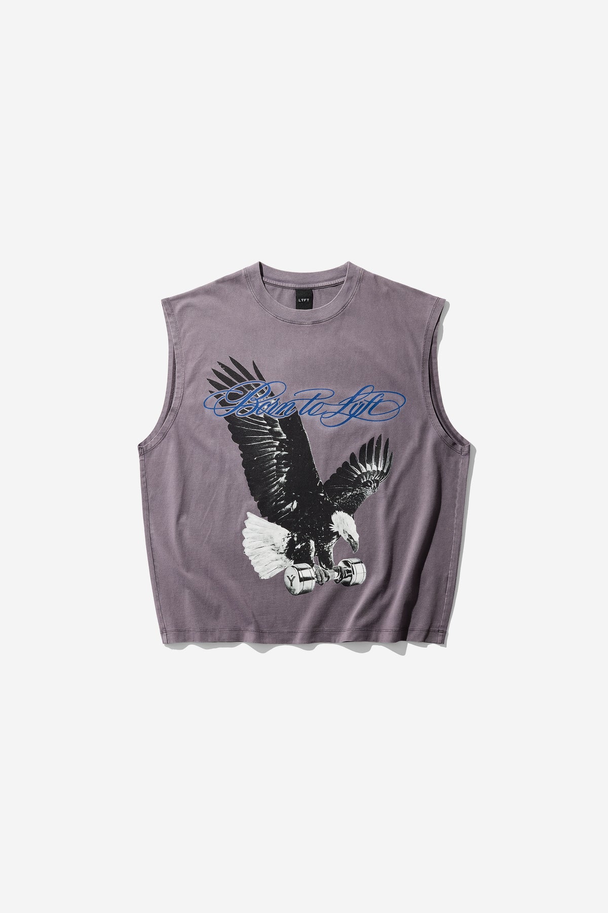 Iron Eagle Graphic Vintage Tanktop - Purple