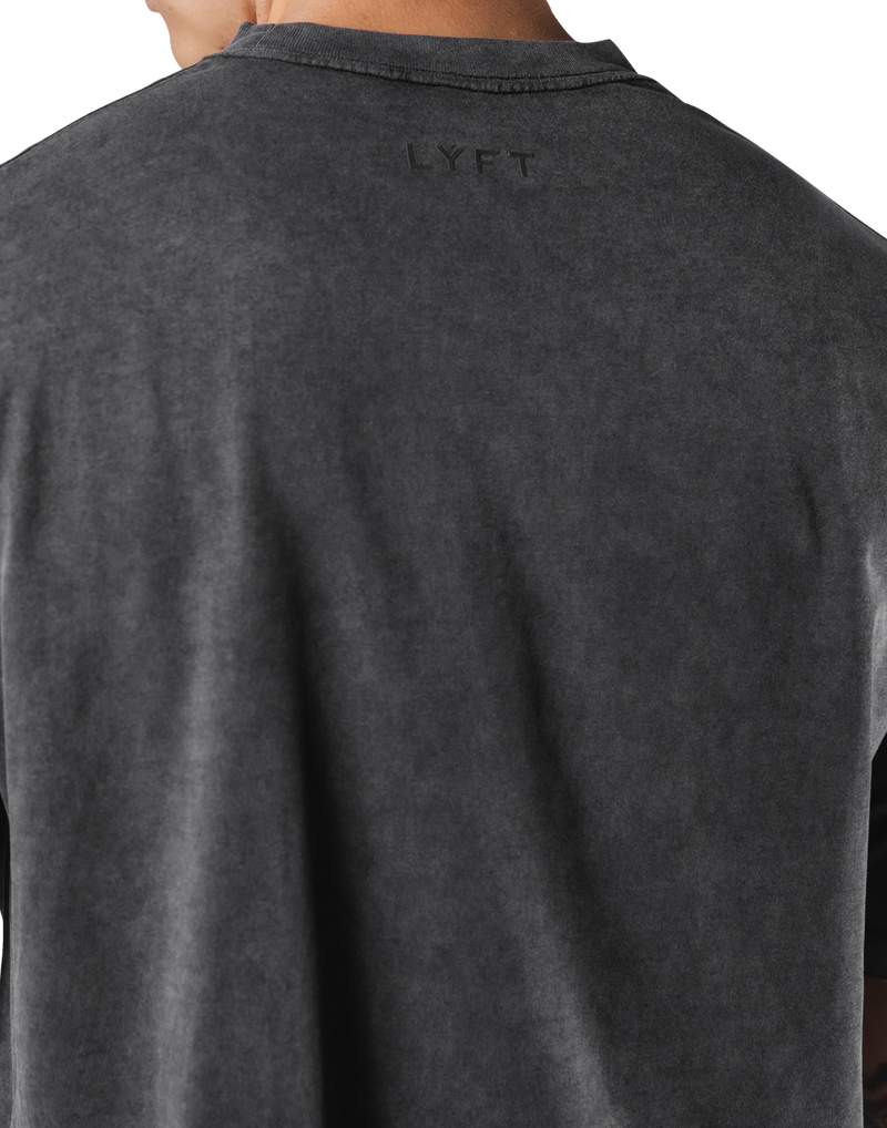 Safari Logo Vintage Big T-Shirt - Black
