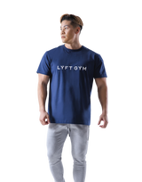 LÝFT GÝM Standard T-Shirt - Navy