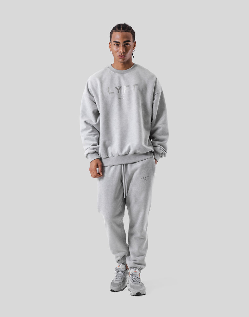 LÝFT Oversize Crew Neck Sweat - Grey