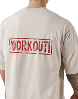 Leg Day Vintage Extra Big T-Shirt - Ivory