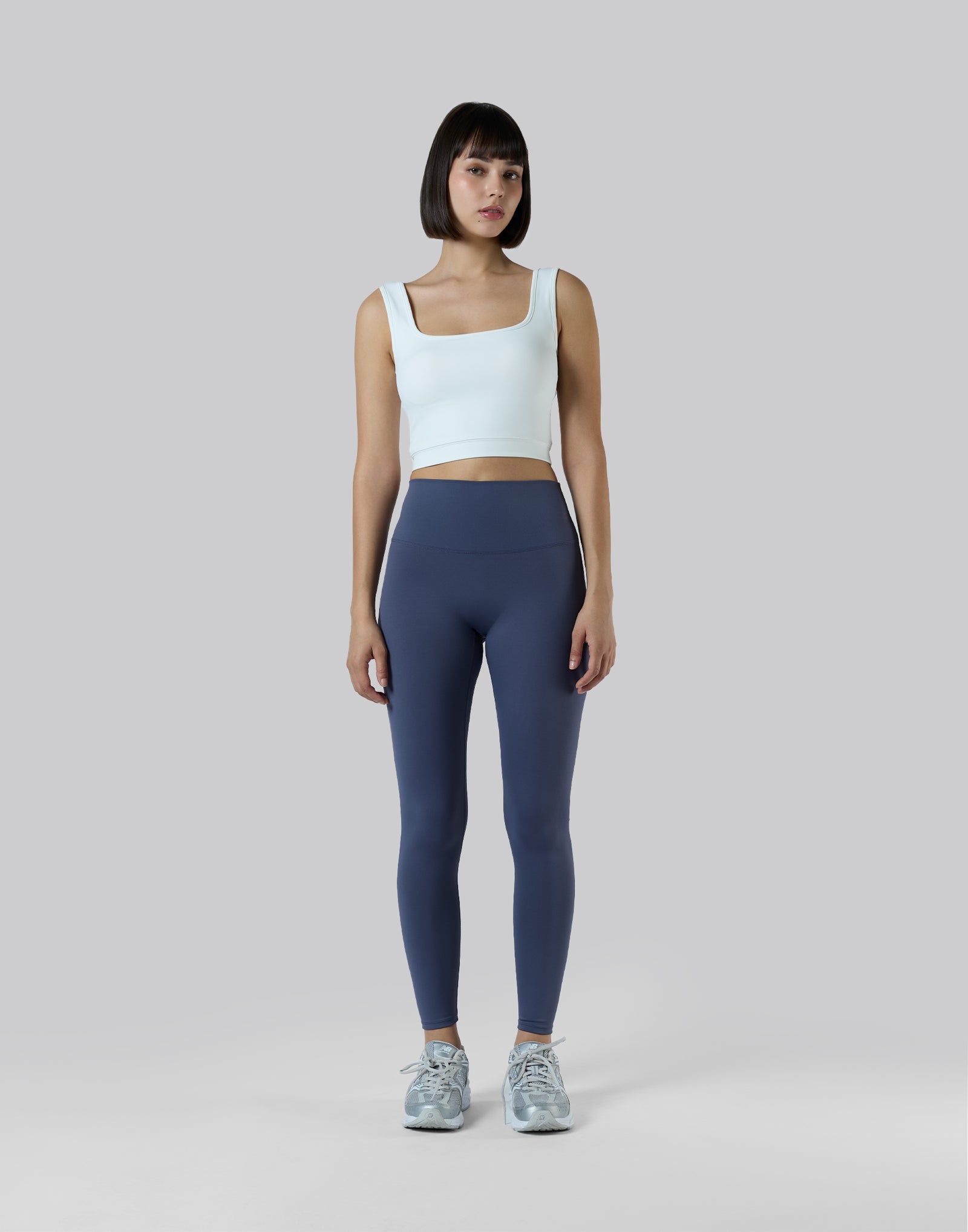 Square Neck Sports Bratop - White – LÝFT