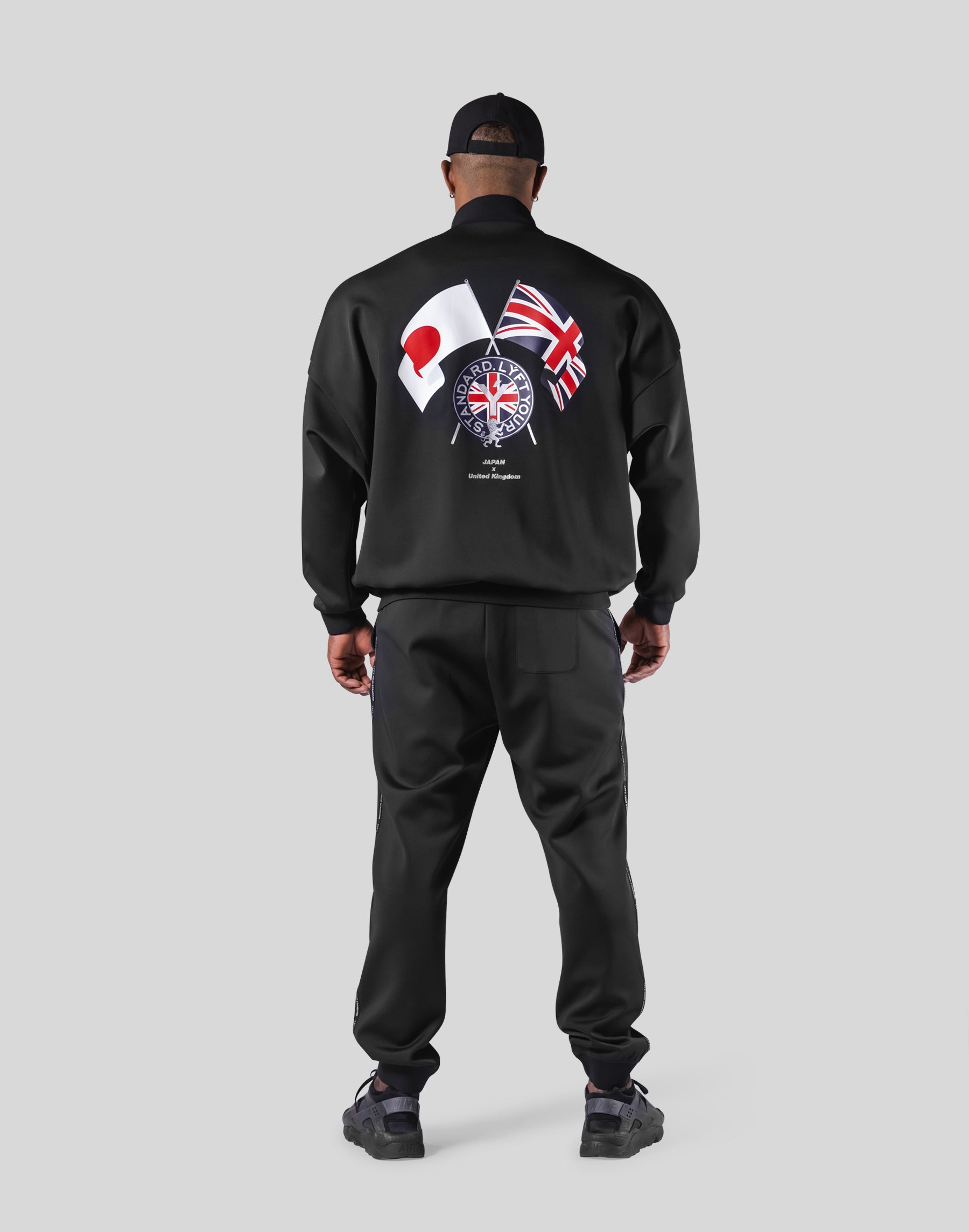 New Flag Oversize Track Jacket - Black – LÝFT