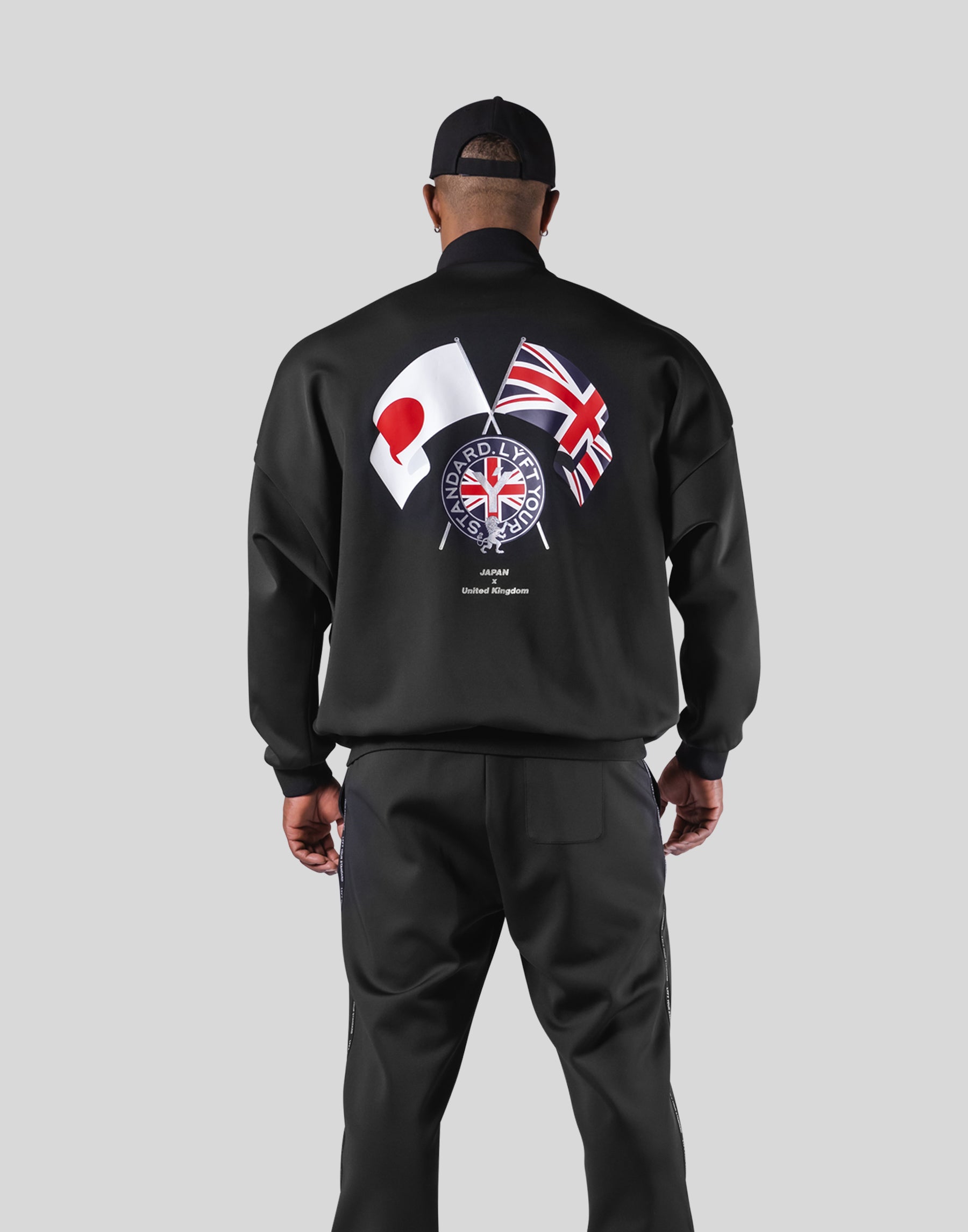 LYFT リフト NEW FLAG OVERSIZE TRACK JACKET New Flag Oversize Track Jacket - Black – LÝFT