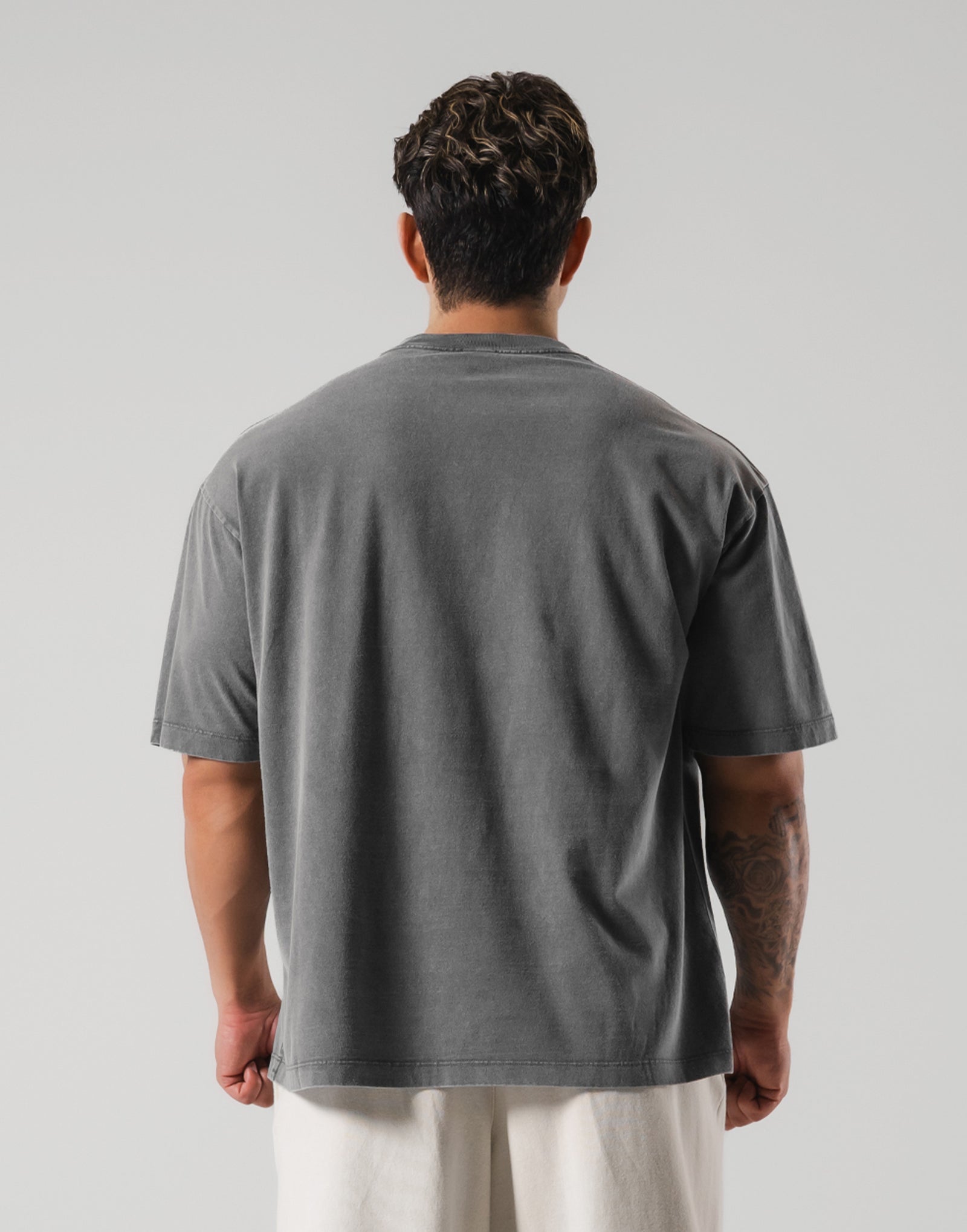 Eagle Graphic Vintage Big T-Shirt - D.Grey – LÝFT