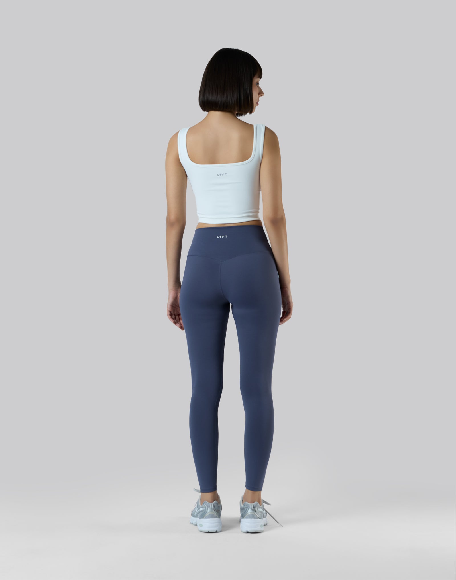 Square Neck Sports Bratop - White – LÝFT