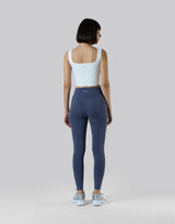 Square Neck Sports Bratop - White
