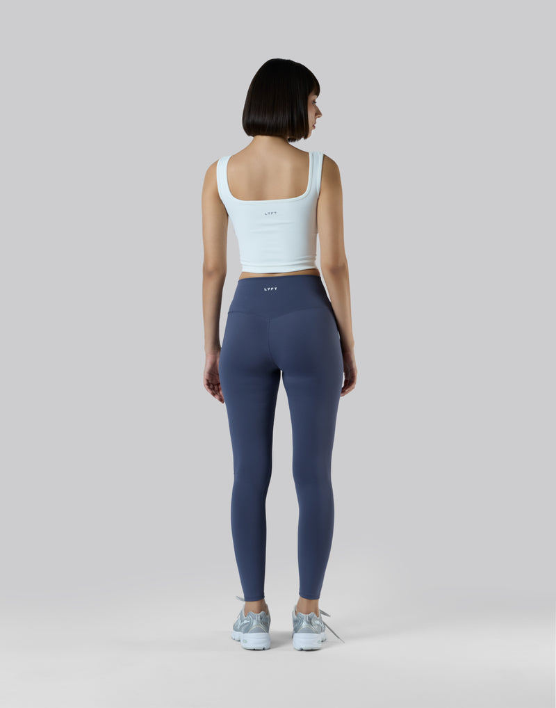 Square Neck Sports Bratop - White – LÝFT