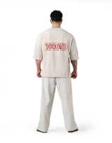 Leg Day Vintage Extra Big T-Shirt - Ivory