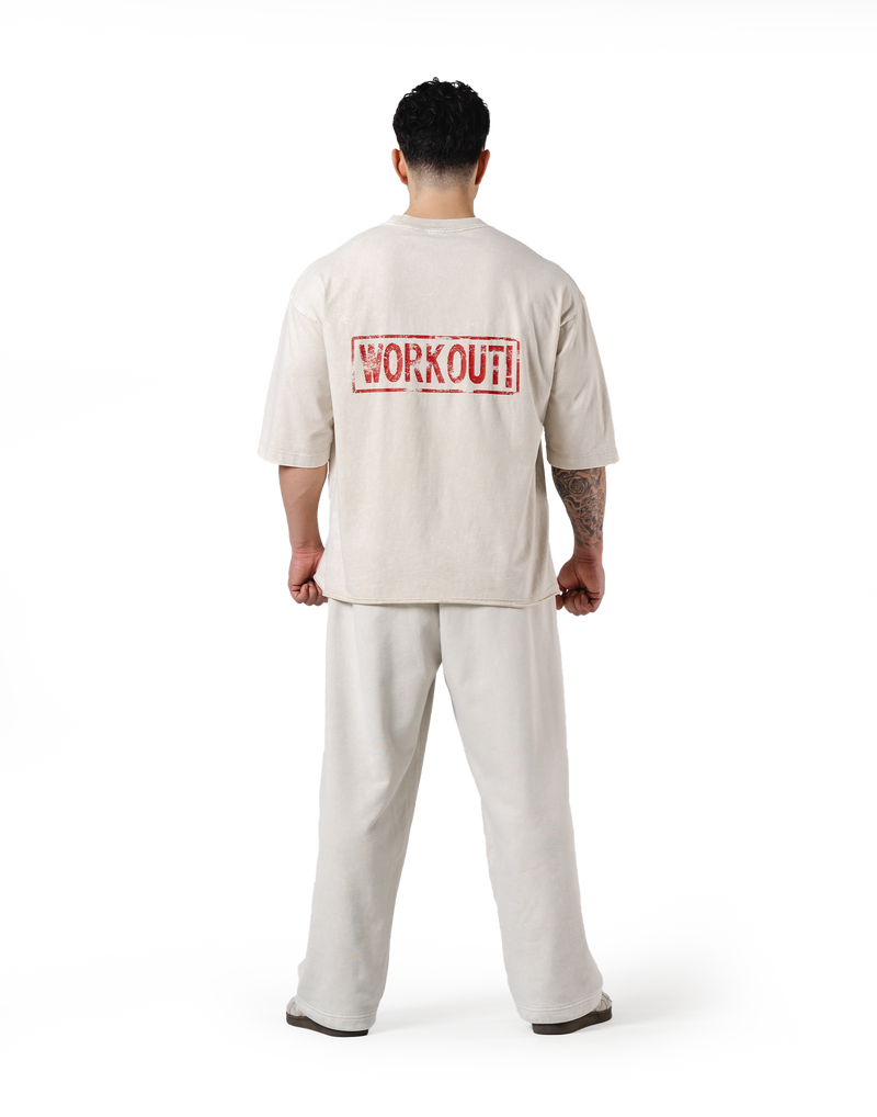 Leg Day Vintage Extra Big T-Shirt - Ivory – LÝFT