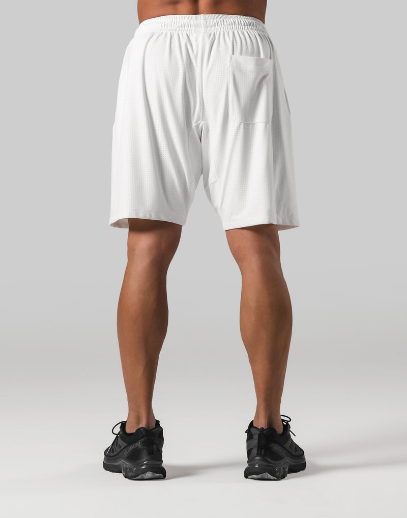 LYFT ステージショーツ ホワイト S Script Logo Mesh Shorts - White – LÝFT