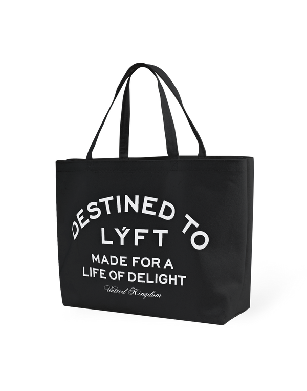 Big Size Tote Bag - Black