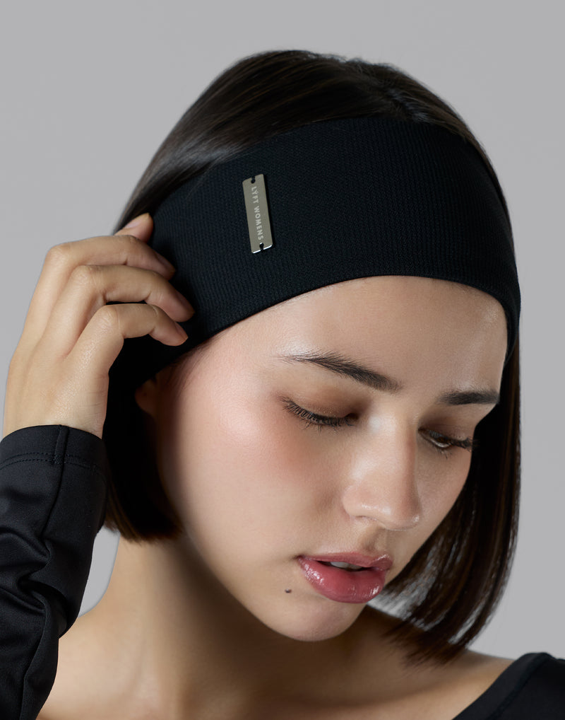 LYFT AND SEAヘアバンド Micro Waffle Stretch Headband - Black – LÝFT