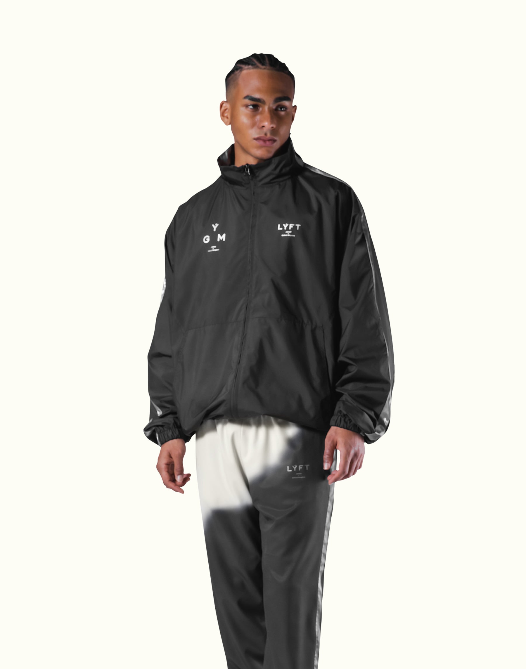 Lyft Rider Jacket Silver Line Tech Zip Jacket - Black – LÝFT