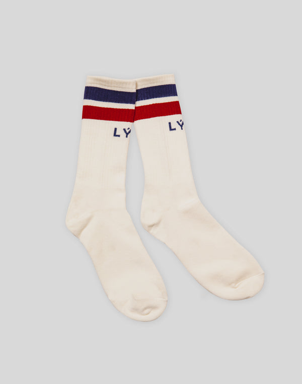 LÝFT 2Line Socks - White
