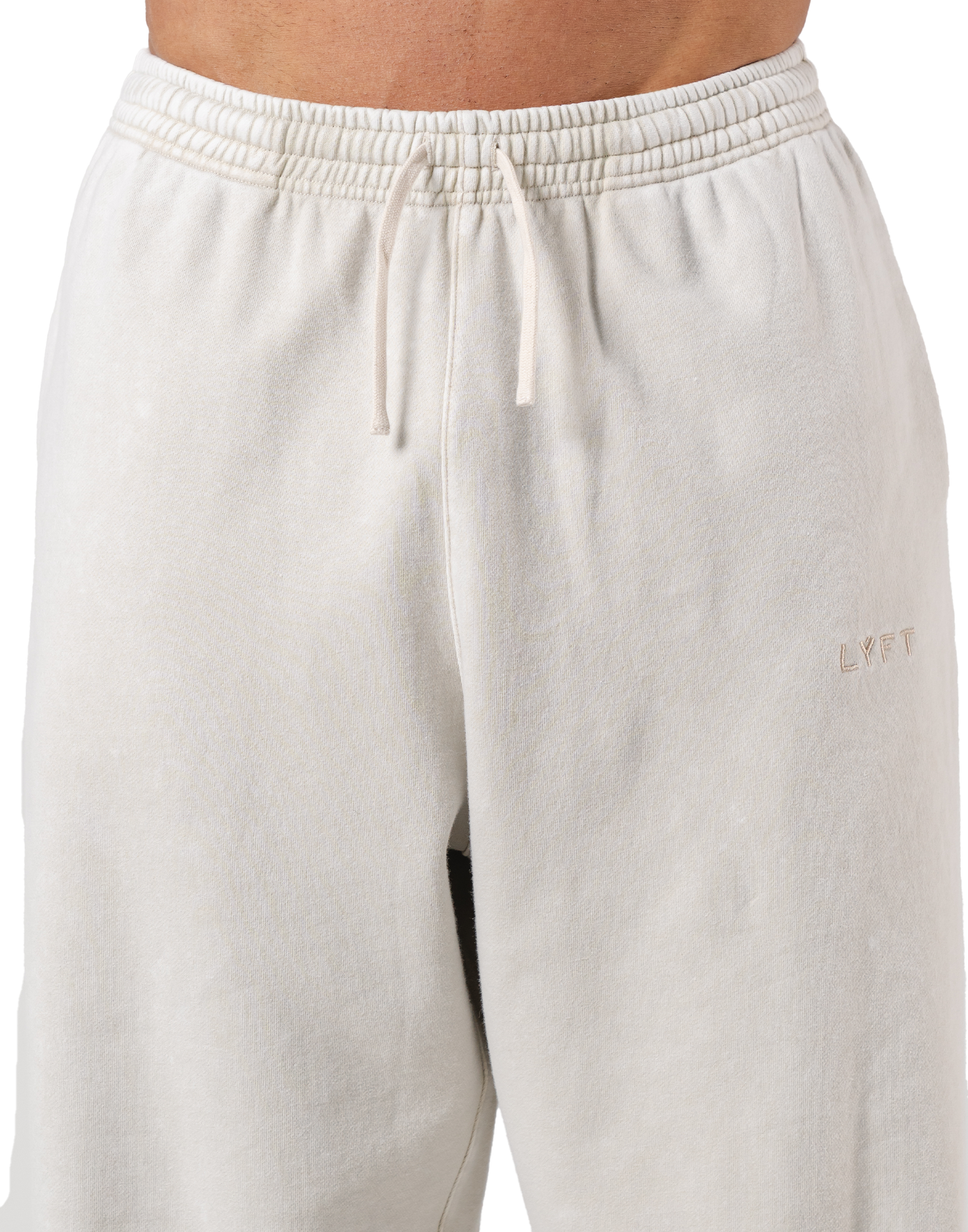 lyft ハーフパンツ　アイボリー Vintage Sweat Wide Pants - Ivory – LÝFT