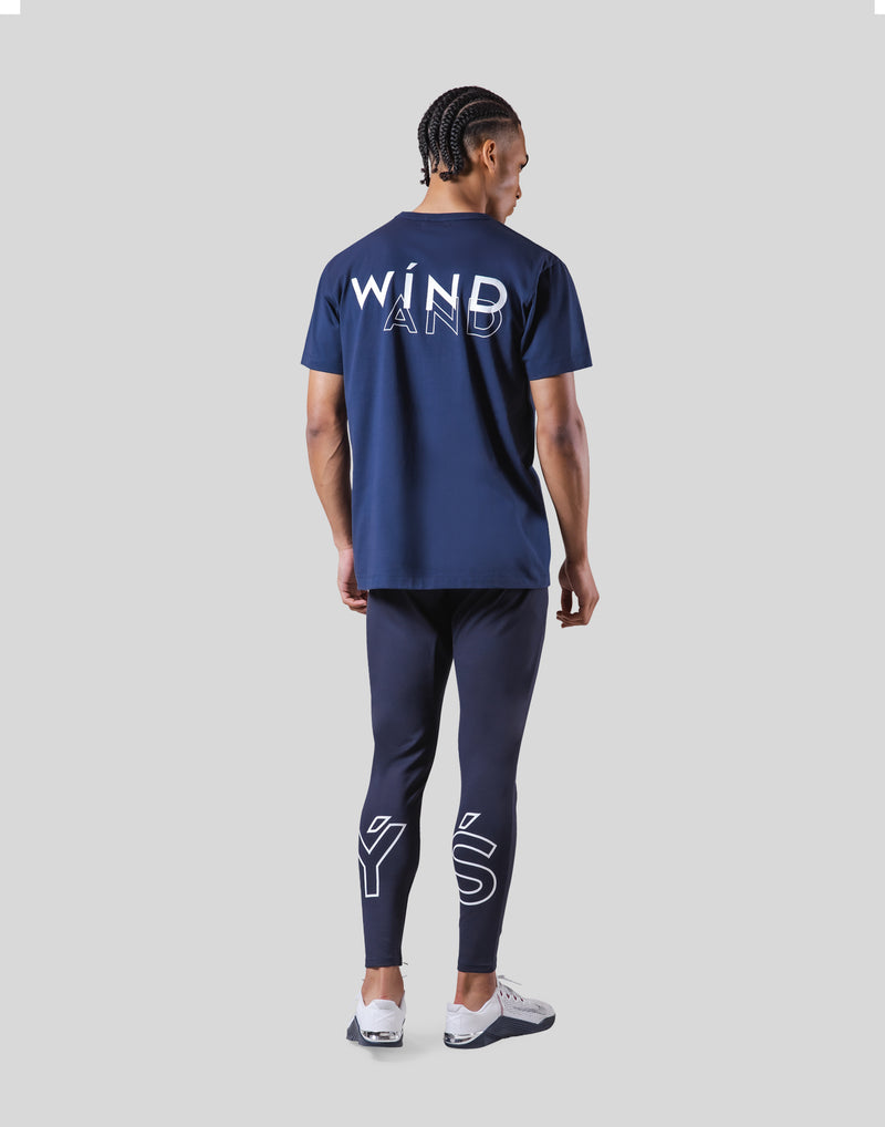 LÝFT × WIND AND SEA Standard T-Shirt - Navy