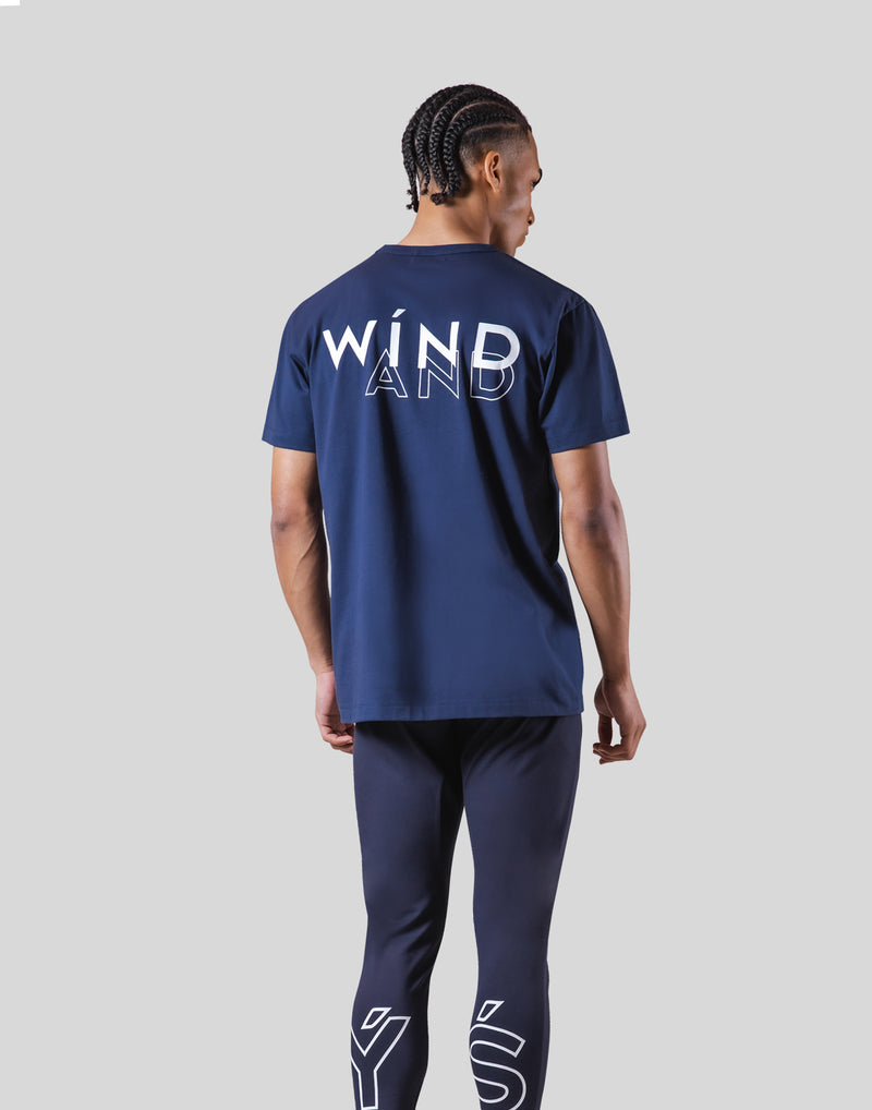 LÝFT × WIND AND SEA Standard T-Shirt - Navy