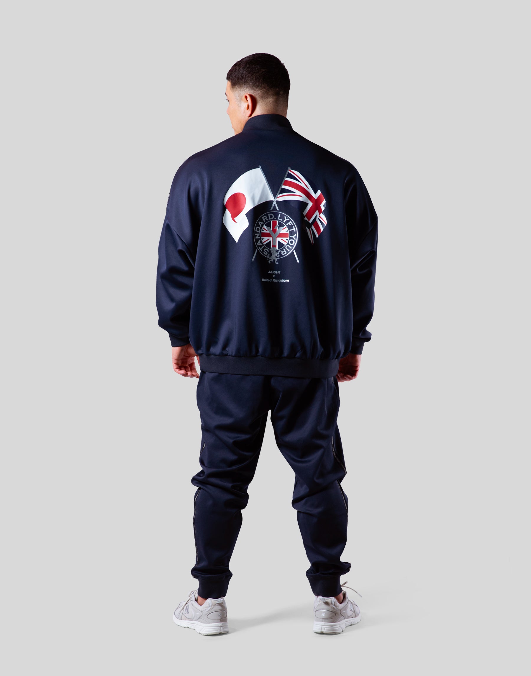 New Flag Oversize Track Jacket - Navy – LÝFT