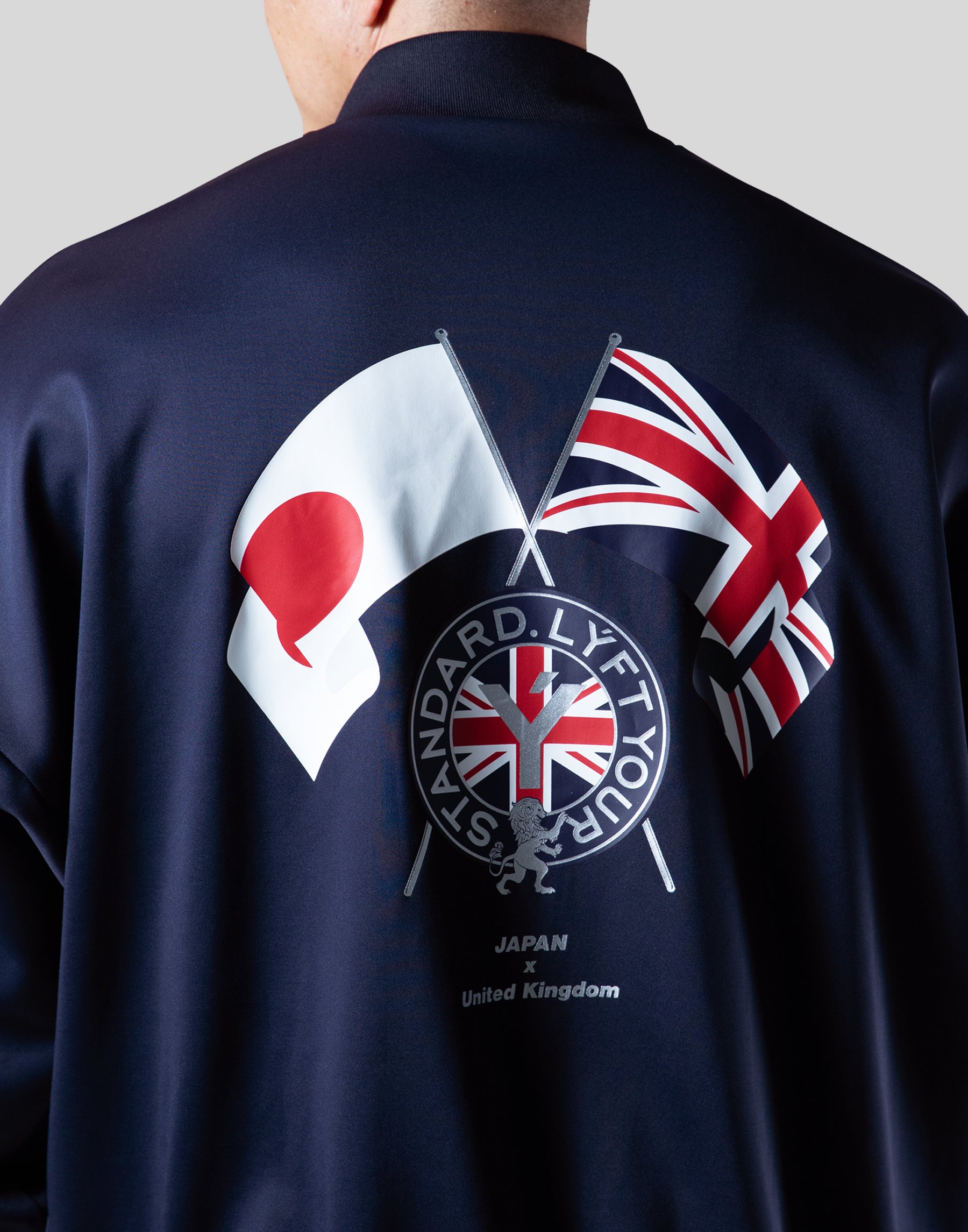LYFT リフト NEW FLAG OVERSIZE TRACK JACKET New Flag Oversize Track Jacket - Navy – LÝFT