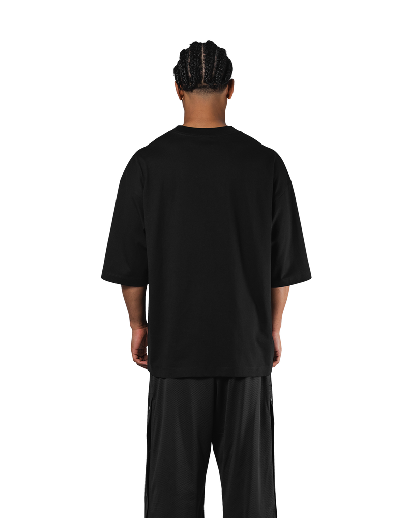 LÝFT Athletic Logo Extra Big T-Shirt - Black