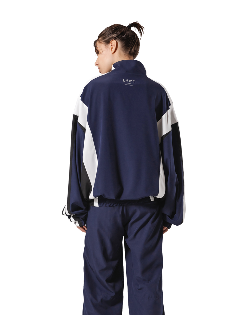 2Line Oversize Track Jacket - Navy