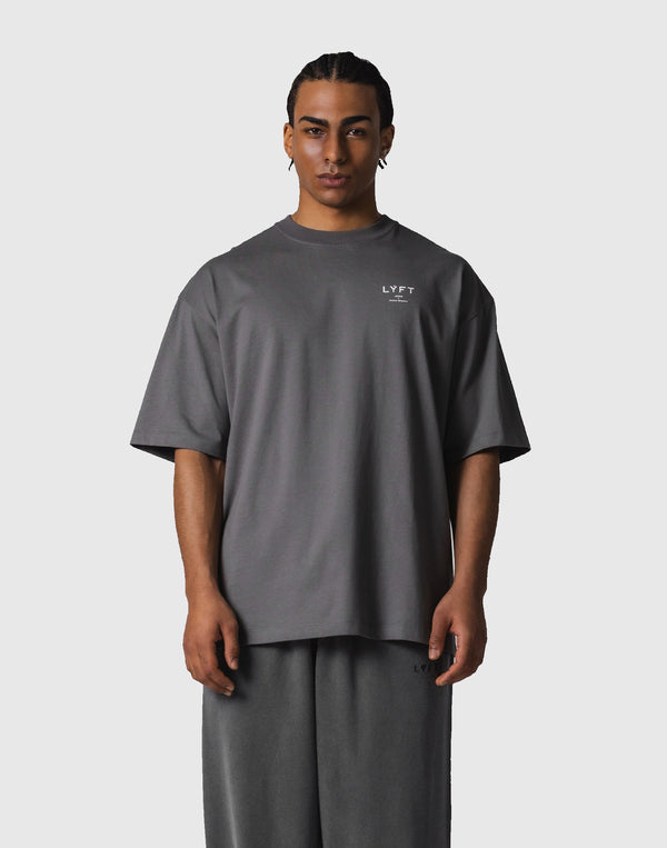 BE:FIRST グラフィックTシャツ XLサイズ ダークグレー One Point LÝFT Big T-Shirt - D.Grey