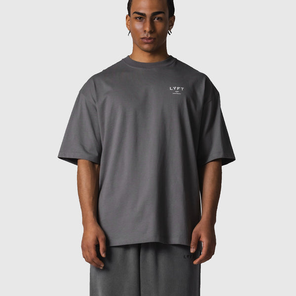 One Point LYFT Big T-Shirt - D.Grey – LÝFT