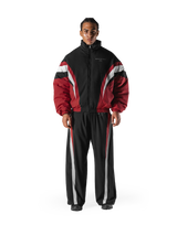 SWITCH LAYER™ 2Line TRACK | BLACK Puffer Jacket V.2 - Red