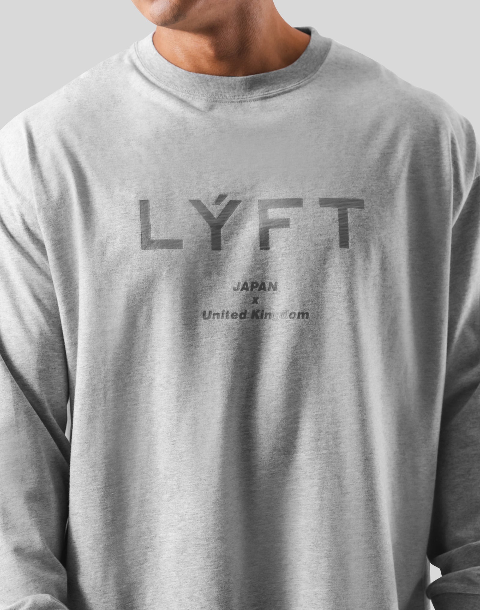 LÝFT Logo Long T-Shirt - Grey