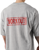 Leg Day Vintage Extra Big T-Shirt - Grey