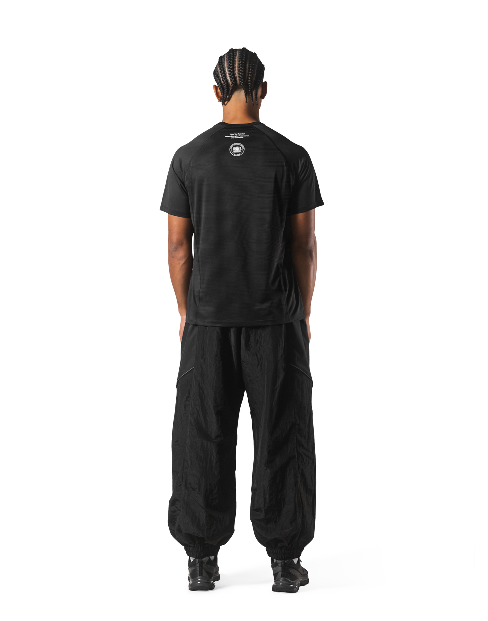 LÝFT Athletic Logo Stretch T-Shirt - Black