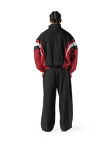 SWITCH LAYER™ 2Line TRACK | BLACK Puffer Jacket V.2 - Red