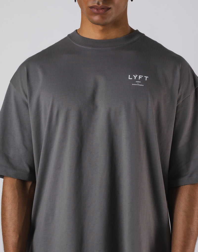 One Point LYFT Big T-Shirt - D.Grey – LÝFT