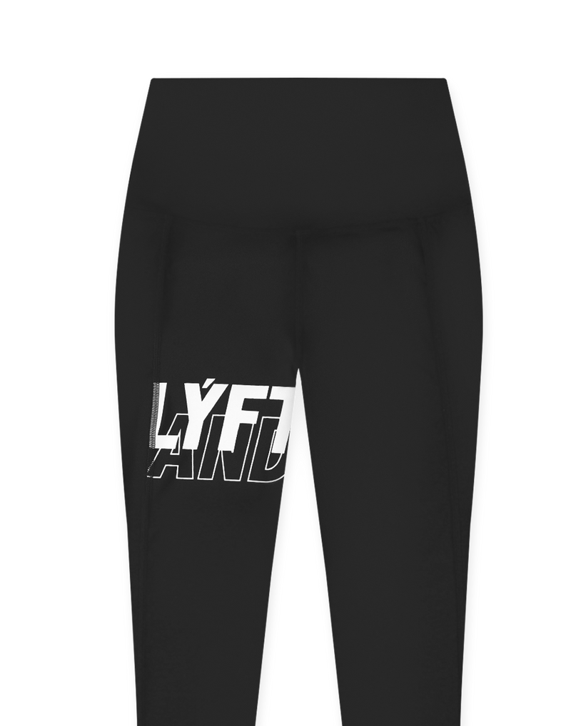 LÝFT × WIND AND SEA Logo Leggings - Black LÝFT × WIND AND SEA Logo Leggings - Black