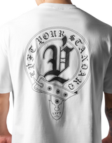 Old English Big T-Shirt - White