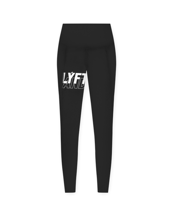 LÝFT × WIND AND SEA Logo Leggings - Black