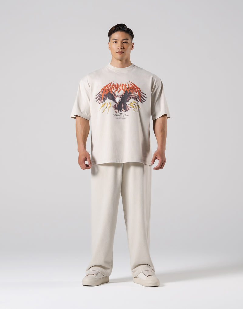 Eagle Graphic Vintage Big T-Shirt - Ivory – LÝFT
