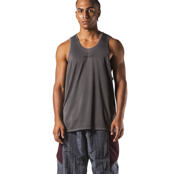 LÝFT Athletic Logo Stretch Tanktop - D.Grey