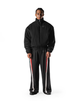 SWITCH LAYER™ 2Line TRACK | BLACK Puffer Jacket V.2 - Red