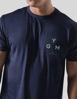 GÝM Stretch Standard T-Shirt - Navy
