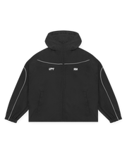 LÝFT × WIND AND SEA Piping Hooded Zip-Up Jacket - Grey LÝFT × WIND AND SEA Piping Hooded Zip-Up Jacket - Grey