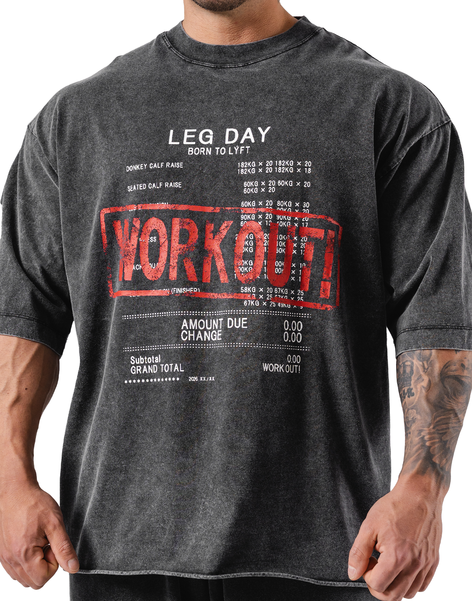 Leg Day Vintage Extra Big T-Shirt - Black – LÝFT Leg Day Vintage Extra Big T-Shirt - Black – LÝFT