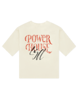 LÝFT × Power House Gym Vintage Extra Big T-Shirt - Ivory