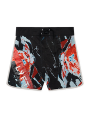 LÝFT Original Graphic Stage Shorts - Ryo Terashima Type - Red