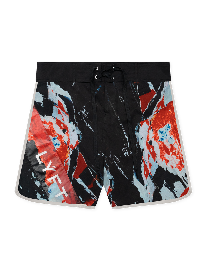 LÝFT Original Graphic Stage Shorts - Ryo Terashima Type - Red