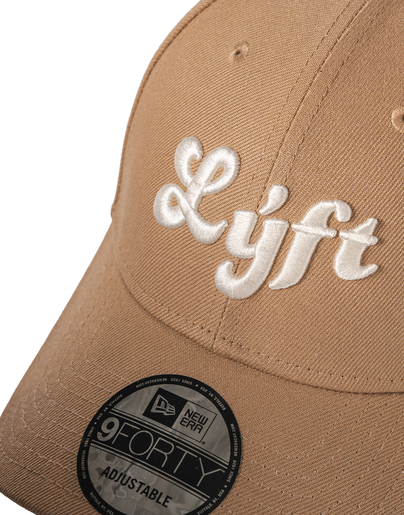 LÝFT × New Era 9Forty Old Logo - Beige